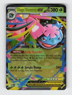 Mega Venusaur ex 013 Holo Promo ME: Mega Evolution Promo Pokemon 2025 Near Mint - Image 1