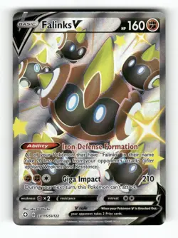 Falinks V - SV115/SV122 - Shining Fates Shiny Vault - Pokemon - V Rare - NM - Image 1