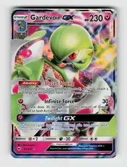 Gardevoir GX 93/147 Holo GX Rare Burning Shadows Pokemon 2017 Heavily Played - Image 1