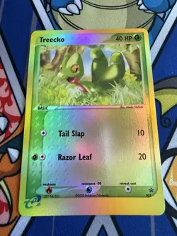 Pokemon Treecko Reverse Holo Black Star Promo 2003 #003 NM - Image 1