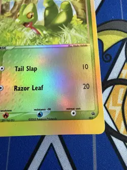 Pokemon Treecko Reverse Holo Black Star Promo 2003 #003 NM - Image 2