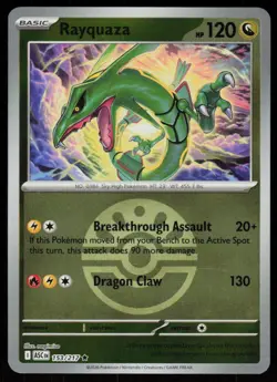 Rayquaza (Friend Ball) 153/217 Rare Ascended Heroes Pokemon Reverse Holo NM - Image 1