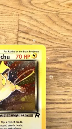 Pokemon Company Dark Raichu Team Rocket Holo Secret Rare 83/82 ENG Unlimited - Image 3