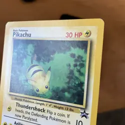 Pikachu Black Star Promo #27 Non-holo Pokemon TCG Card Nintendo 2000 - Image 2