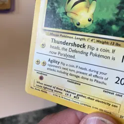 Pikachu Black Star Promo #27 Non-holo Pokemon TCG Card Nintendo 2000 - Image 5