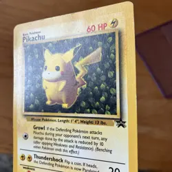 Pokemon TCG Pikachu 1 Wizards Black Star Promos MP - Image 2