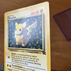 Pokemon TCG Pikachu 1 Wizards Black Star Promos MP - Image 3