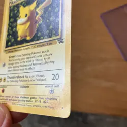 Pokemon TCG Pikachu 1 Wizards Black Star Promos MP - Image 4
