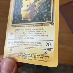 Pokemon TCG Pikachu 1 Wizards Black Star Promos MP - Image 5