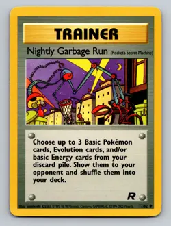 Nightly Garbage Run (Rocket's Secret Machine) Team Rocket Uncommon 77/82 Pokemon - Image 1