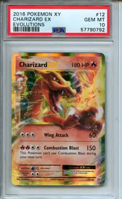 2016 Pokemon Xy Evolutions #12 Charizard Ex Evolutions PSA 10 - Image 1
