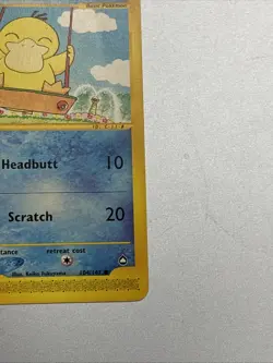 Pokemon TCG Aquapolis Psyduck Card 104/147 2002 Regular LP - Image 3