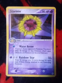 Nintendo Pokemon TCG Starmie 48/109 EX Hidden Legends Rare Holo - Image 1