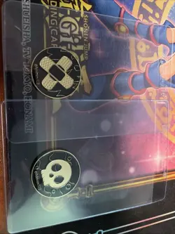 Pokemon TCG Sword And Shield Metal Burn And Poison Condition Tokens Black & Gold - Image 1