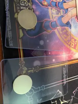 Pokemon TCG Sword And Shield Metal Burn And Poison Condition Tokens Black & Gold - Image 2