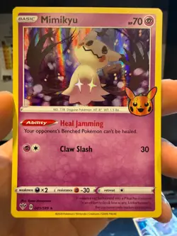 Pokemon Mimikyu 081/189 Trick or Trade Holo - Image 1