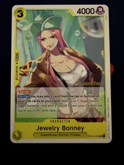 Jewelry Bonney UC Royal Blood Release Event Cards OP10-107 NM - Image 1