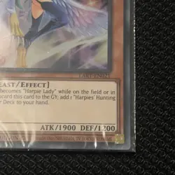 Yu-Gi-Oh! Harpie Queen LART PROMO. Ultra Rare. Limited Edition. - Image 2
