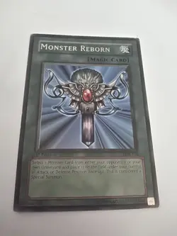 Yugioh Monster Reborn LOB-118 Ultra Rare 1st Edition Non-Graded - Image 1