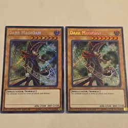 Yu-Gi-Oh! 2x TCG Dark Magician CT14-EN001 Limited Secret Rare NM - Image 1