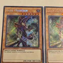 Yu-Gi-Oh! 2x TCG Dark Magician CT14-EN001 Limited Secret Rare NM - Image 3