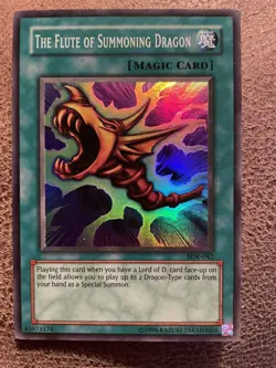 THE FLUTE SUMMONING DRAGON Yu-Gi-Oh! UNLIMITED EDITION SDK-042 Holo - Image 1
