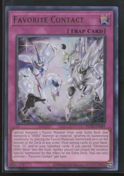 Favorite Contact POTE-EN069 Power of the Elements Yu-Gi-Oh Unlimited LP - Image 1