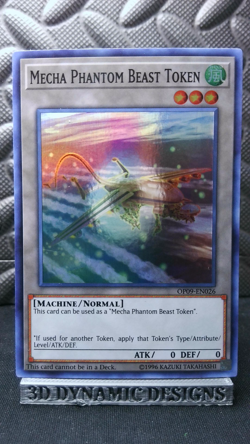 | Yugioh Token: Mecha Phantom Beast (C) Megaraptor OP09-EN026 Super NM 🔥 | - Image 1