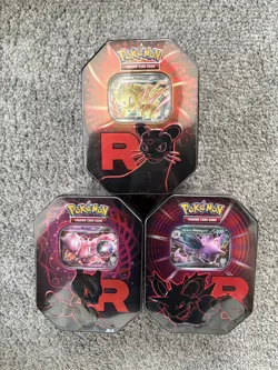 Pokemon TCG: Team Rocket Tin Destined Rivals - Set of 3 - Quick Dispatch📦 ✅ - Image 1