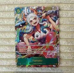 Yamato OP01-121 Secret Rare SEC Alt Art AA Foil EN Premium Booster One Piece - Image 1