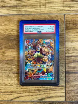 Edward Newgate ST15-002 SP PSA 10 One Piece CCG EN 2025 OP10 Foil Alt Art - Image 1