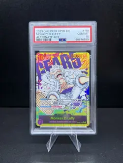 Monkey D. Luffy Awakening of the New Era OP05-119 Alt Art Foil PSA 10 - Image 1