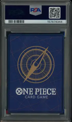 2025 One Piece OP11 EN 3rd Anniversary Silver #119 Monkey D Luffy PSA 10 - Image 3