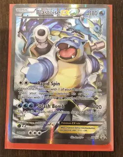 Pokemon Blastoise EX (122 Full Art) XY 122 Holo - Image 1