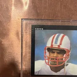Topps 1984 Warren Moon Houston Oilers Rookie #251 Football Card Lot (3) - Image 3