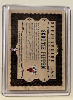 2013-14 Panini Gold Standard Scottie Pippen Superscribe On Card Auto Bulls 26/49 - Image 3