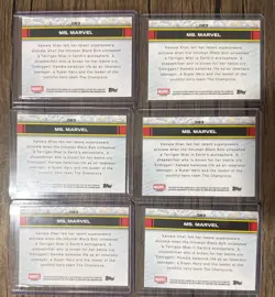 2026 Topps Chrome Marvel - Ms. Marvel 6 Card Lot /199 /75 /275 /150 - Image 2