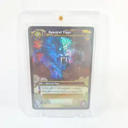 2007 World of Warcraft TCG Spectral Tiger Mount Outland - UNSCRATCHED GRAIL RARE - Image 1