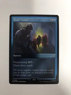 Eagle Vision Etched Foil MTG Magic the Gathering Card NM Near Mint ACR - Image 1