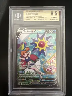 Pokemon Astral Radiance Trainer Gallery Starmie V TG13/TG30 BGS 9.5 PSA - Image 1
