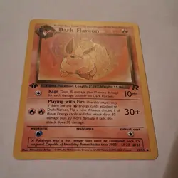Pokemon TCG Dark Flareon 35/82 Team Rocket 1st Edition Card Nintendo English - Image 2