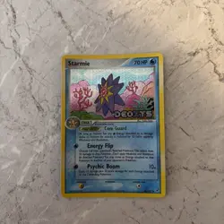 Pokemon TCG Starmie Deoxys (2005) Reverse Holo Foil Card MP - Image 1