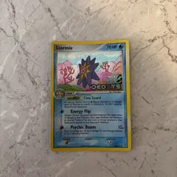 Pokemon TCG Starmie Deoxys (2005) Reverse Holo Foil Card MP - Image 2