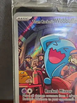 Pokemon Team Rocket's Wobbuffet 203 Sv: Scarlet & Violet Promo Card- Sealed - Image 4