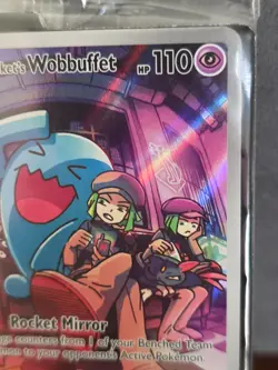 Pokemon Team Rocket's Wobbuffet 203 Sv: Scarlet & Violet Promo Card- Sealed - Image 5