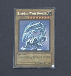 Blue-Eyes White Dragon SDK-001 Starter Deck Kaiba YuGiOh Card Ultra Rare LP - Image 1