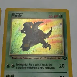 Lot Of 4 Vintage Pokemon TCG WOTC Holo Rare Cards Clefairy Pinsir Dark Arbok - Image 2