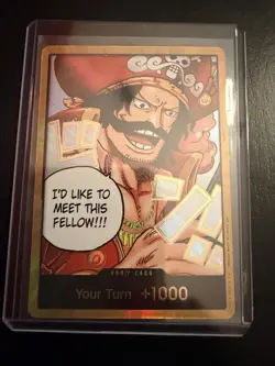 DON!! Card (Gol.D.Roger) (Gold) DON!! Carrying On His Will One Piece Foil NM - Image 3