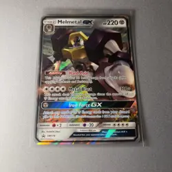 Pokemon TCG Melmetal GX Black Star Promo Card SM178 Sun And Moon Near Mint - Image 1