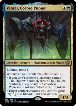 Venser, Corpse Puppet -Foil Near Mint MTG Phyrexia: All Will Be One - Image 1